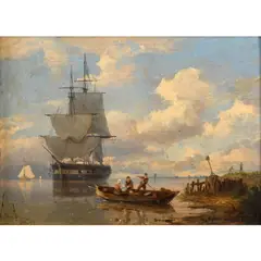 Warner Gyselman, Punting In Calm Shallows; Rowing In Heavy Seas