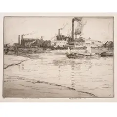Twelve Etchings by Leslie Moffat Ward, sold Oct 2022