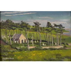 Stephen Bone, Fleet Churchyard, Dorset