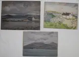 Stephen Bone, Lawrence's Cove, Bere Island, County Cork; Irish Views, oil on panel