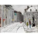 Lorne Holland Bouchard, St. Paul Street From Place Jacques Cartier (Montreal)