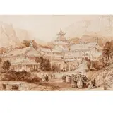 Thomas Allom, The Grand Temple At Poo-Too, Chusan Islands