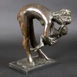 Enzo Plazzotta, Mother And Child, Bronze