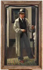 James Miller, Self Portrait In The Studio