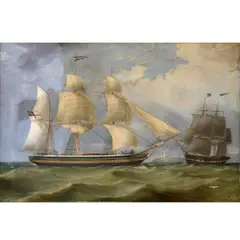 Duncan McFarlane, The `Margaret` And The `Roger Steuart` Off A Headland