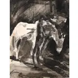Jean-Louis Forain, Horse In A Stable