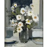 Edward Wesson, White Daisies