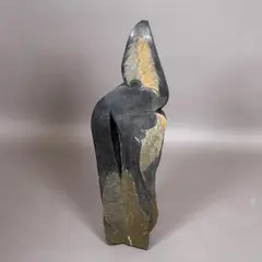 Euwit Nyanhongo, Large Abstract Carved & Polished Stone Sculpture