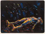 Frans Widerberg, Kvinne, 1975, Litografi