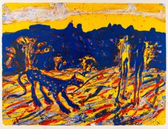 Frans Widerberg, Vokteren, 1979, Litografi