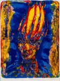 Frans Widerberg, Viteren (Ildhode), 1980, Litografi