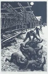 Kaare Espolin Johnson, Den store brennevinsdagen, Serigrafi