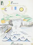 Per Krohg, France - Frankrige, Akvarell
