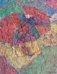 Jakob Weidemann, Gul vei, 1962, Olje på plate