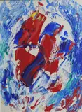 Jakob Weidemann, Komposisjon, 1971, Olje på lerret
