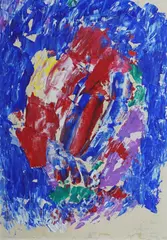 Jakob Weidemann, Komposisjon, 1971, Olje på lerret