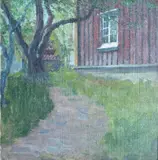 Karl Jensen-Hjell, Fra Kråkstad, Olje på plate