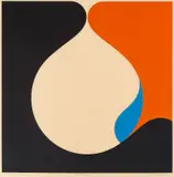 Per Kleiva, Dråpen, 1968, Serigrafi