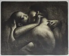 Odd Nerdrum, Kysset, Litografi