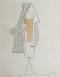 Kvinnehode by Pablo Picasso, 1957, Fargelitografi, sold Dec 2025
