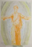 Henrik Sørensen, Kristus, 1944, Litografi