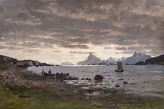 Adelsteen Normann, Kystlandskap, Olje på lerret