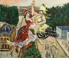 Per Krohg, Fra Karl Johan, Olje på lerret
