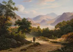 Thomas Fearnley, Europeisk landskap, 1838, Olje på lerret