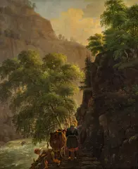 Thomas Fearnley, Byklestien i Setesdal, 1825, Olje på lerret