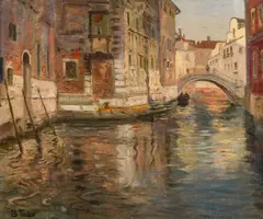 Frits Thaulow, Fra Venezia, Olje på lerret
