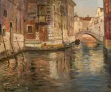 Frits Thaulow, Fra Venezia, Olje på lerret