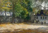 Kitty Lange Kielland, Kongsgård, 1893, Olje på lerret