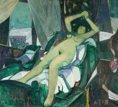 Kai Fjell, Veer, 1950, Olje på lerret