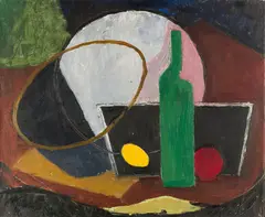 Karen Holtsmark, Nature morte, 1934, Olje på lerret