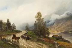 Hans Gude, Fra Gudbrandsdalen, 1874, Olje på lerret