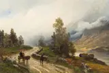 Hans Gude, Fra Gudbrandsdalen, 1874, Olje på lerret