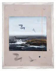 Utsikt I (2024) SOLGT by Axel Thorenfeldt, Akvarell og gouache, sold May 2025