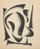 Ludvig Eikaas, Komposisjon*, Litografi