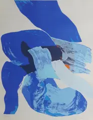 Inger Sitter, Blått, 1968, Serigrafi