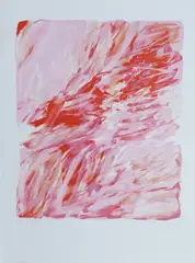 Inger Sitter, Uten Tittel, 1985-86, Fargelitografi