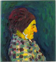 Alexej von Jawlensky, Madame Sid, 1906, Oil on cardboard