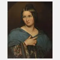 Damenportrait by Sophie Knauscher, 1836, Öl auf Leinwand, sold Dec 2025