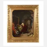 Ernst Pezenburg, Der Antiquitätensammler, Öl auf Leinwand