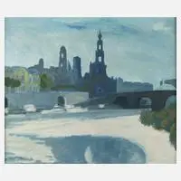 Eberhard von der Erde, Dresden, Öl auf Hartfaserplatte