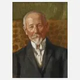 Erich Hermes, Portrait Félix Wanner, 1921, Pastell