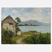 Am Chiemsee by Erich Martin Müller, Öl auf Leinwand, sold Dec 2025
