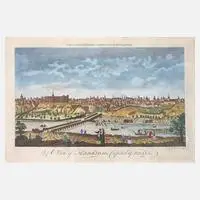 Francis Chesham, Ansicht von Madrid, Kupferstich