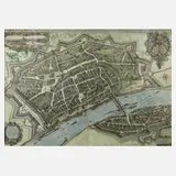 Matthäus Merian d. Ä., Plan von Frankfurt am Main, Kupferstich