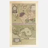 Homanns Erben, Karte Havanna und Cartagena, 1759, Kupferstiche