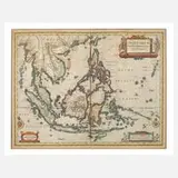 Pieter Schenk & Gerard Valk, Karte Ostindische Inseln, Kupferstich